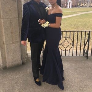 Navy blue Prom dress